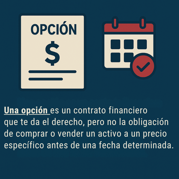 Ilustración sobre contrato de opciones financieras y su definición básica